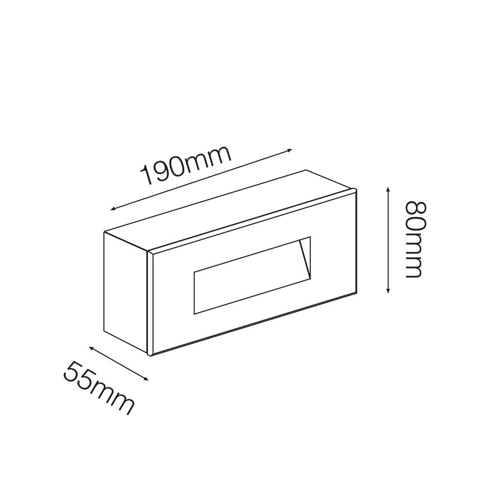 Led surface-mounted spot Oxide 2 KS Verlichting 8714732756709