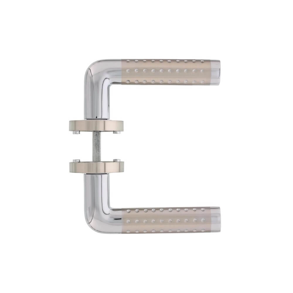 Classic door handle Marion chrome on rosette Intersteel 8714186144060