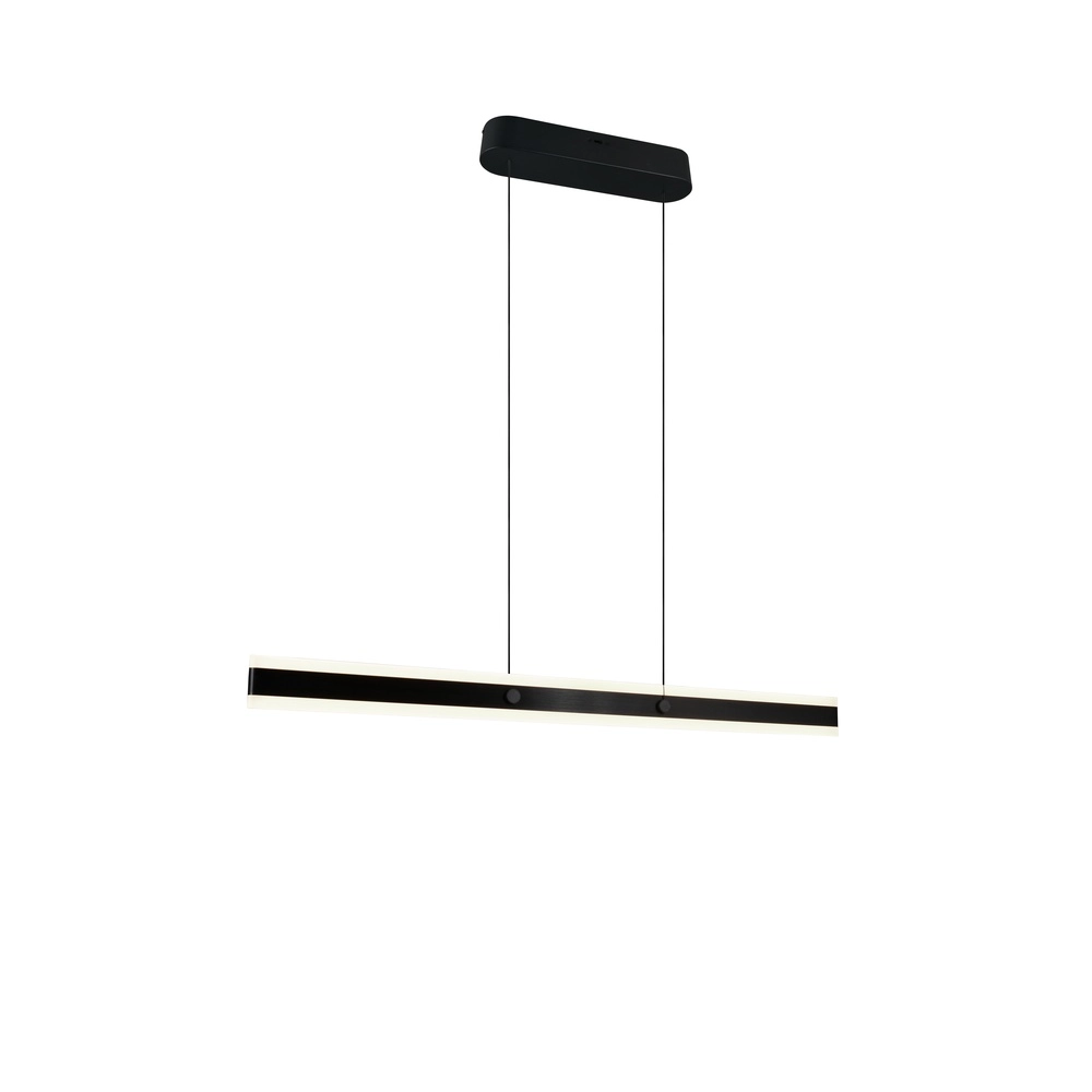 Modern pendant lamp Arcola 115cm black Trio 4017807661972