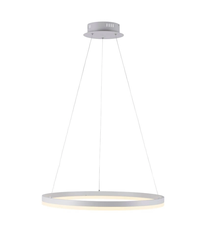 Modern pendant lamp Titus Ø 60cm white Paul Neuhaus 4012248365366