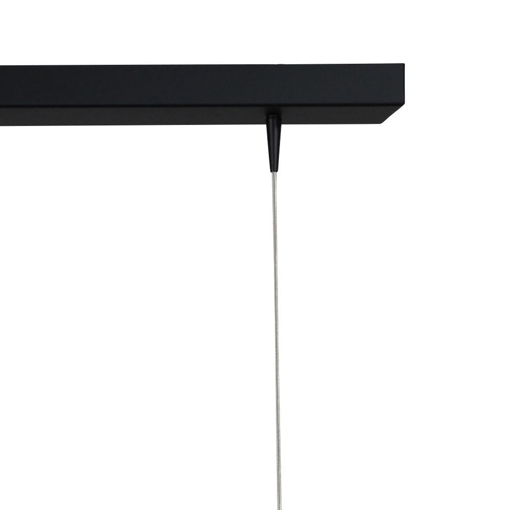 Black dining table hanging lamp Flute 5-light gold cylinder Masterlight 8718121211282