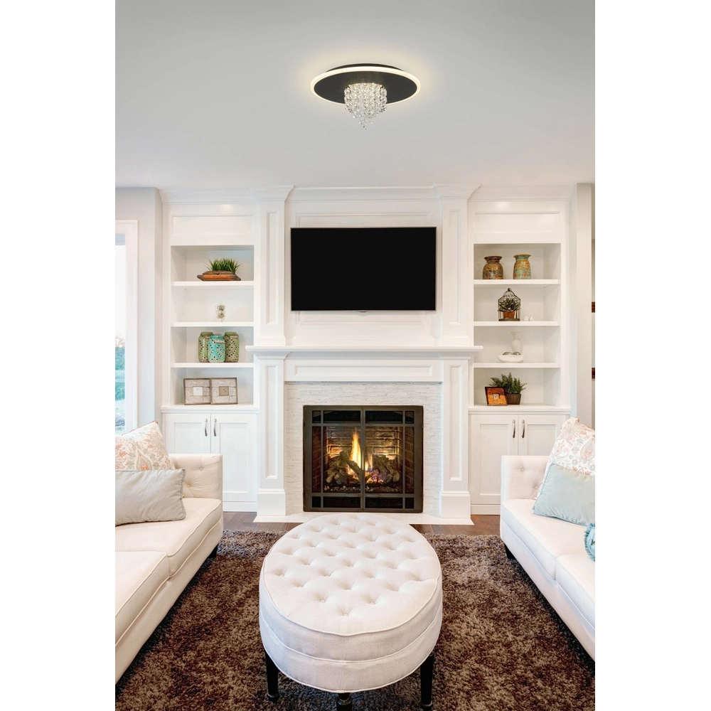Ceiling lamp Deluge black Searchlight 5053423301655