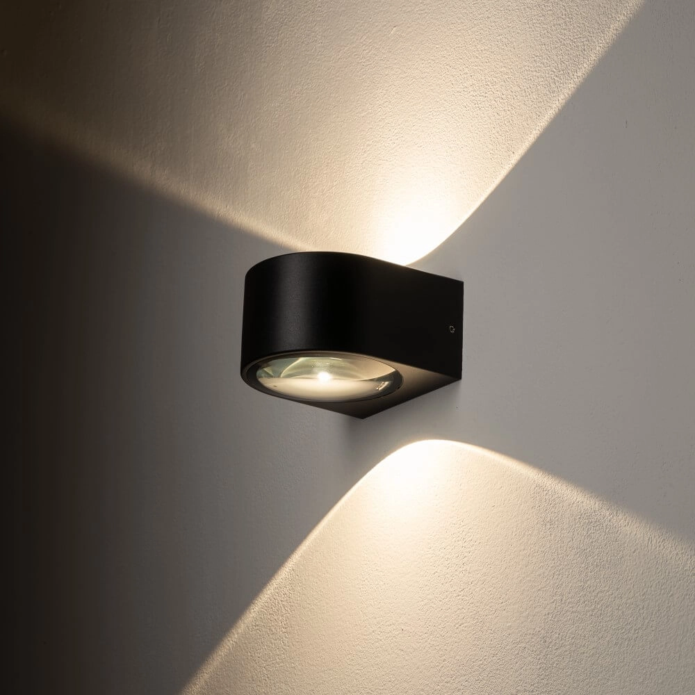 Up & downlighter Nel LED black Lyora 5903139113700