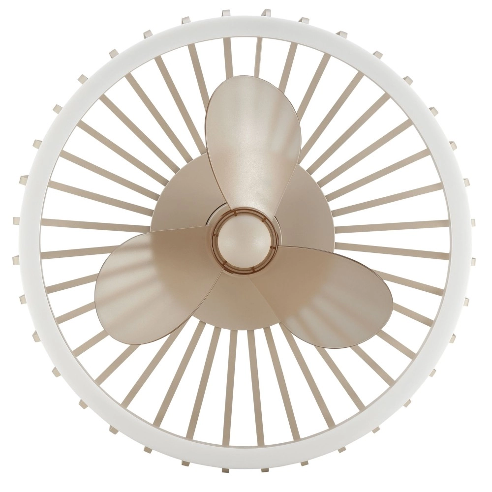 Wire lamp ceiling fan Capo sand brown Brilliant 4004353471681