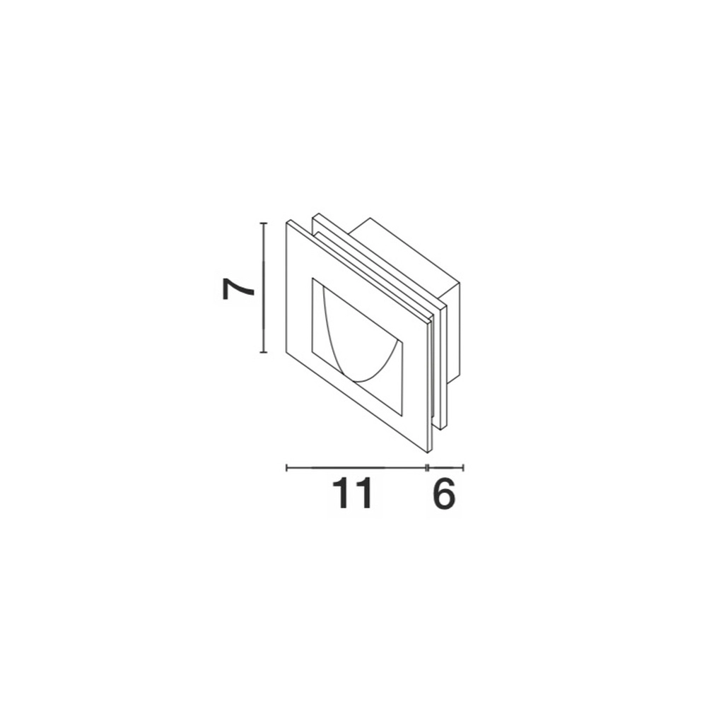 Recessed light Krypton grey 11cm Lyora 5212017409386