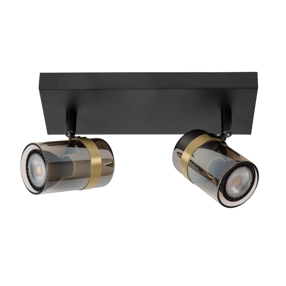 Ceiling spotlight Upton 2-light black