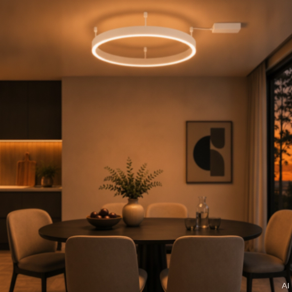 Ceiling lamp Motif white Ø 80cm