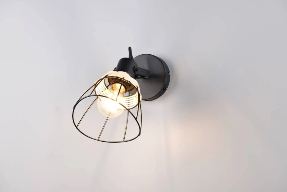 Black wall lamp Jerome design Trio 4017807637694