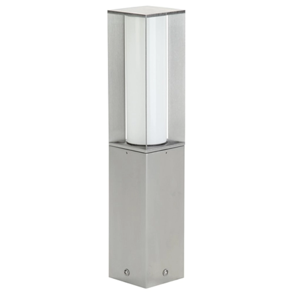 Standing outdoor lamp stainless steel Squared 50cm