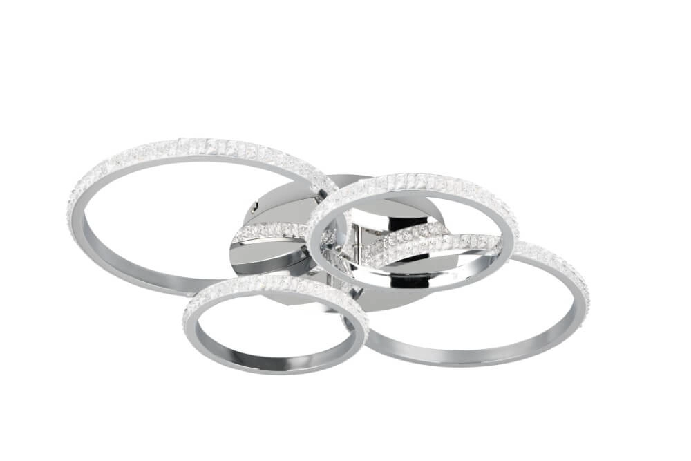 Design ceiling lamp Cires chromium Trio 4017807600940