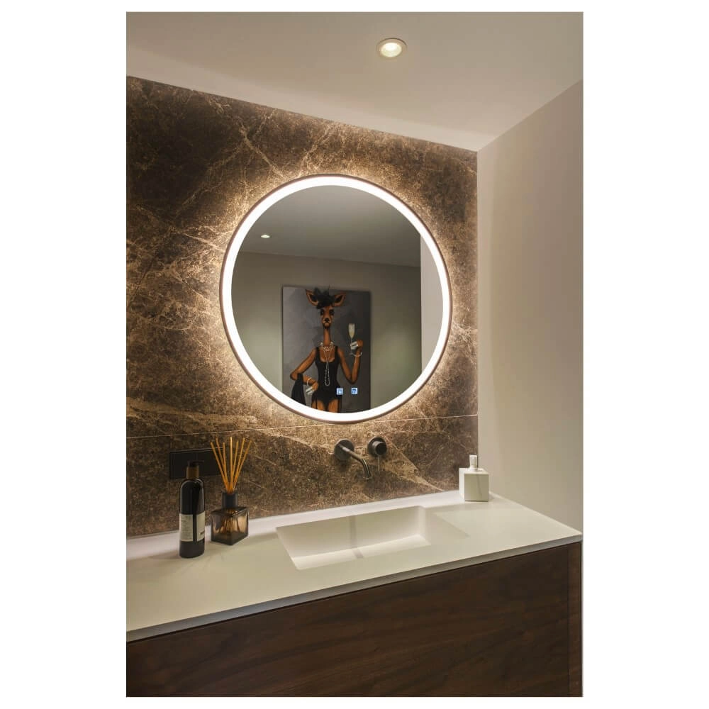 Mirror wall lamp Trukko Black - Ø 80cm SLV 4024163274753