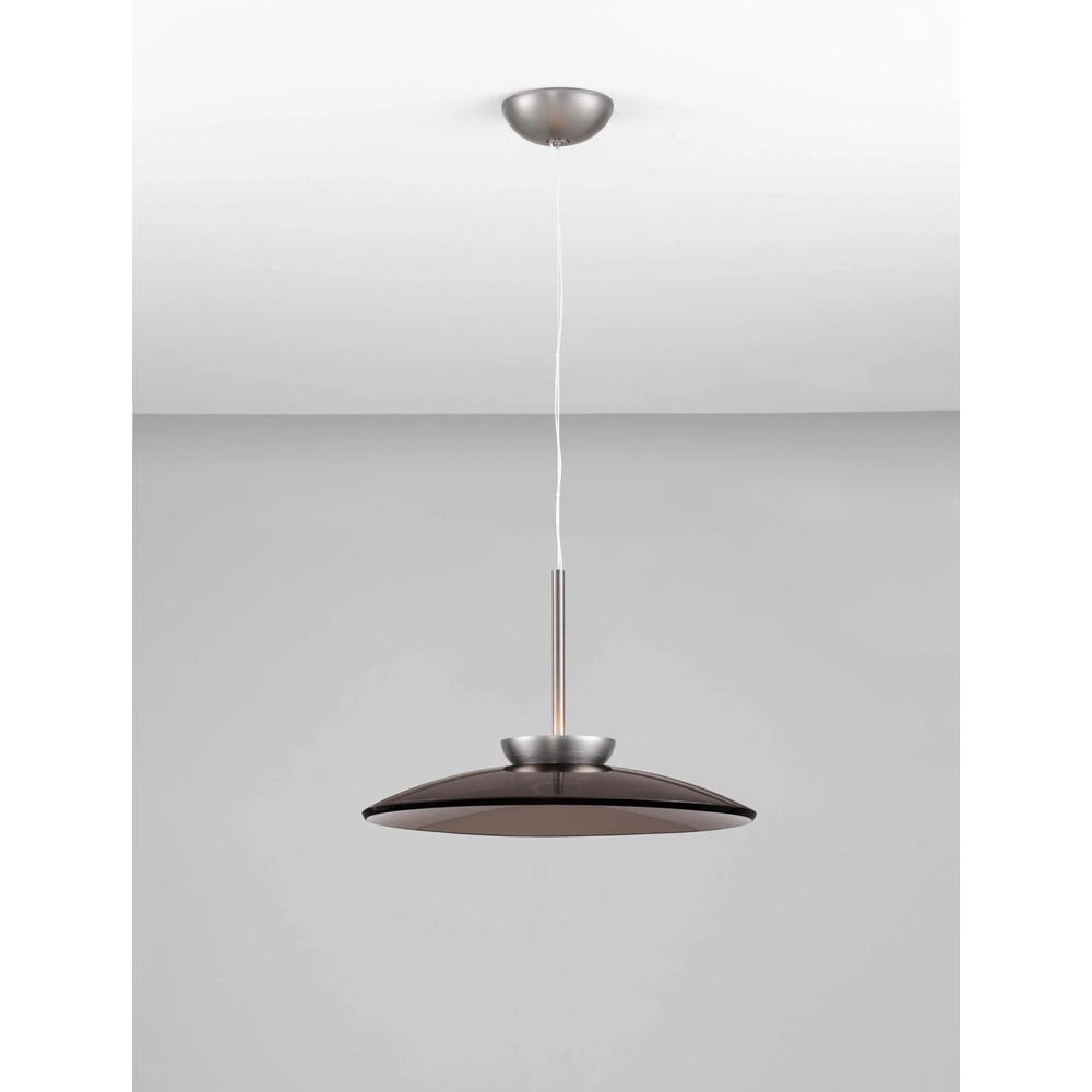 Pendant lamp Esti smoke glass Ø 50cm
