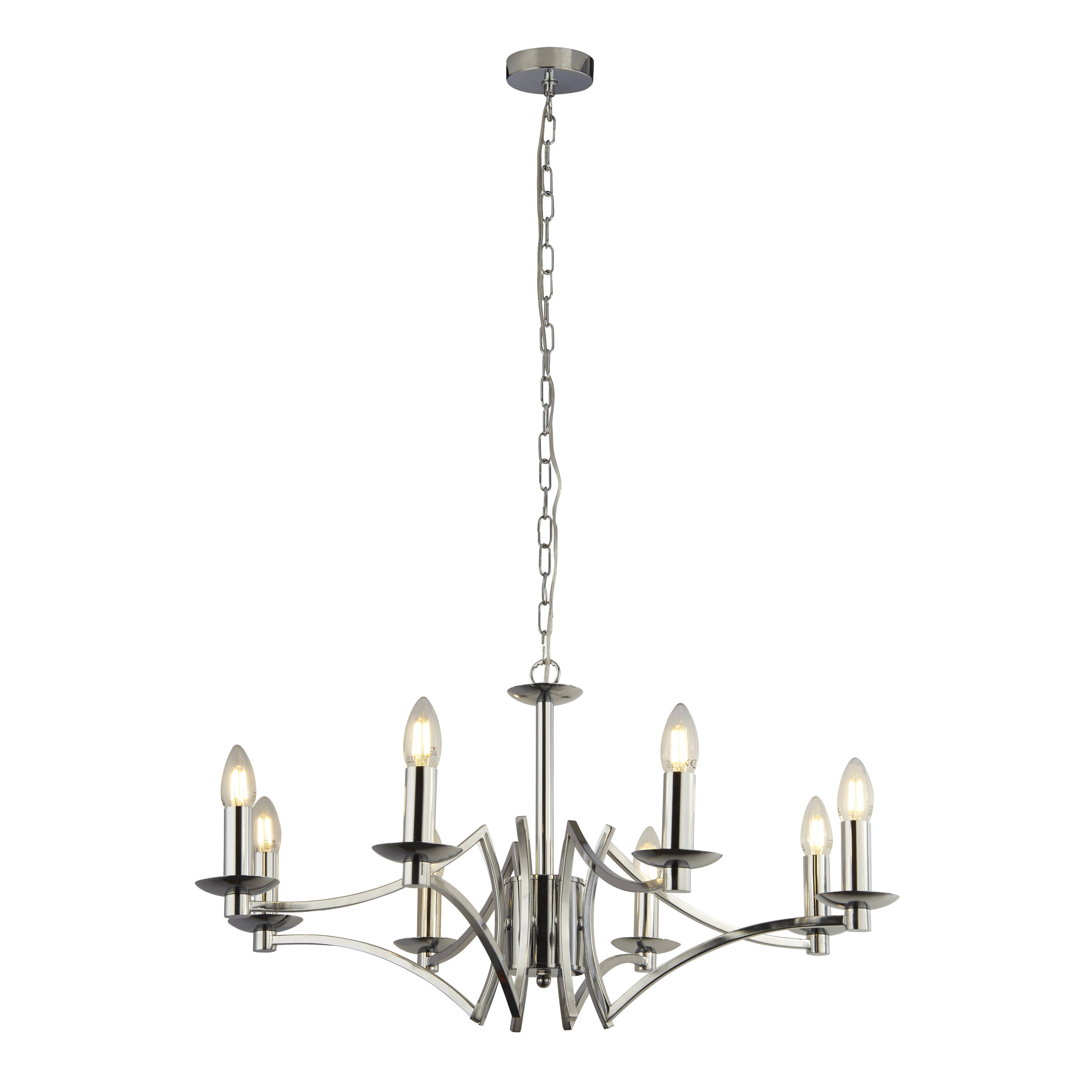 8-light chandelier Ascot 8 lights Searchlight 5053423174198