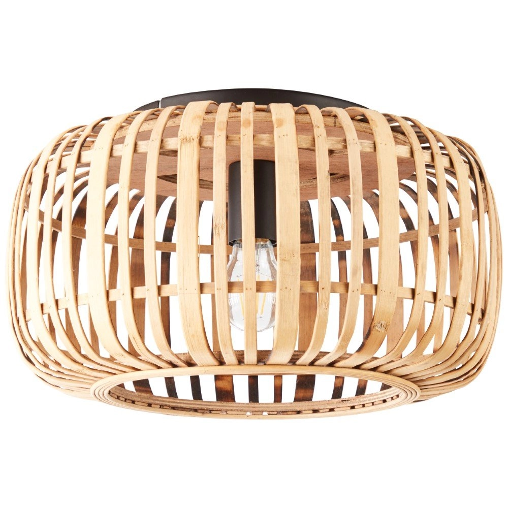 Rattan ceiling lamp Woodrow Brilliant 4004353385070