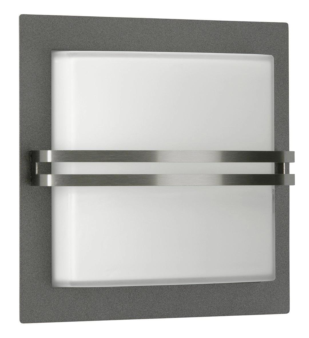 Anthracite outdoor wall lamp Square 26cm