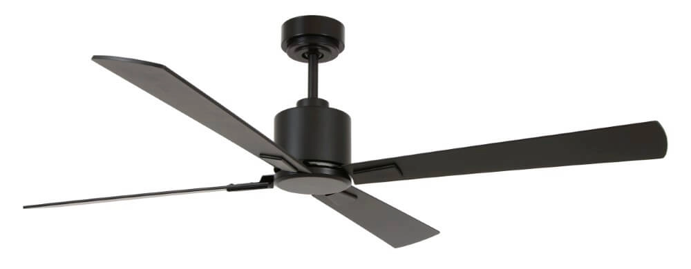 Black ceiling fan Airfusion Climate I Ø 132cm