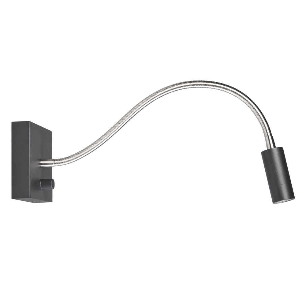Flexible wall lamp Blitz black
