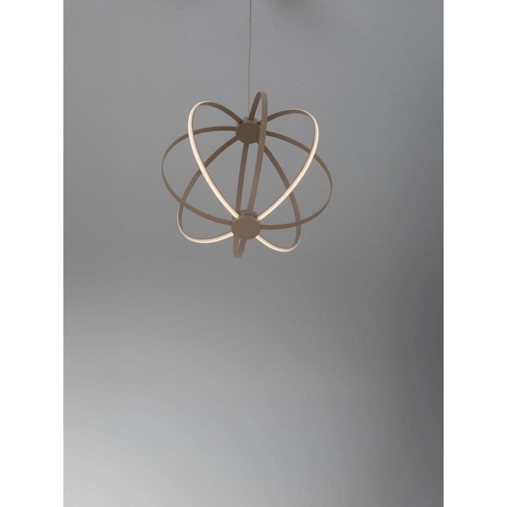 Pendant lamp Brea beige Ø 30cm Lyora 5212017494382