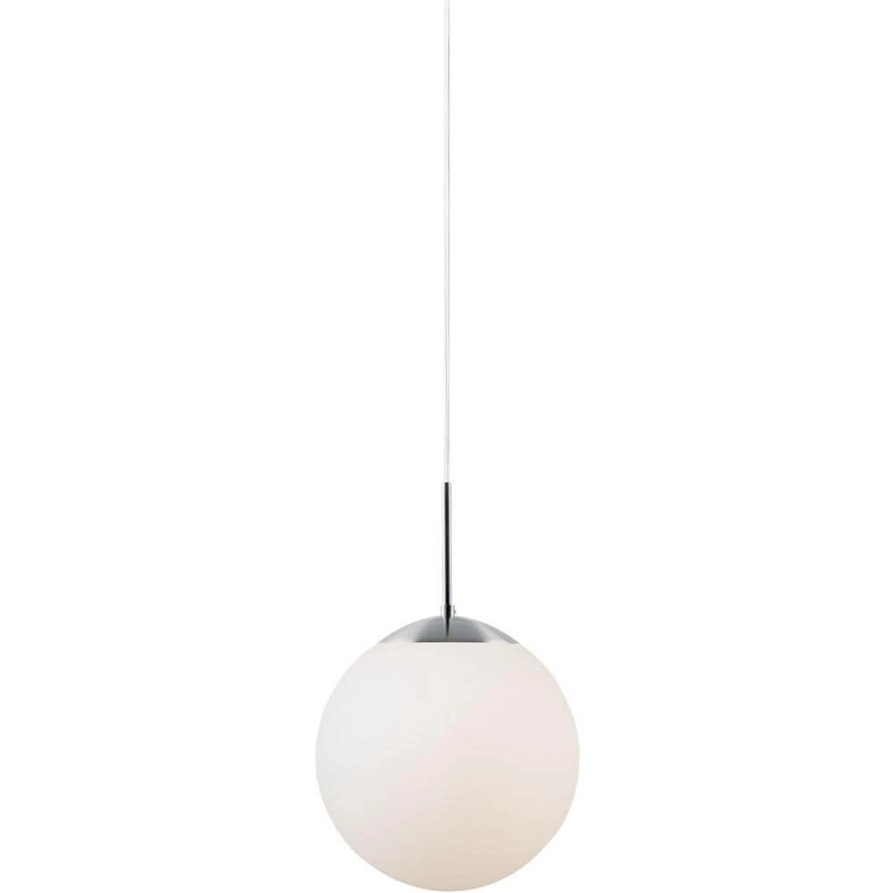 Glass pendant lamp Cafe white Ø 15cm Nordlux 5701581101012