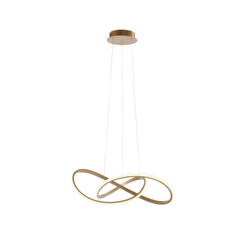 Pendant lamp Maria brass Just Light 4043689985578
