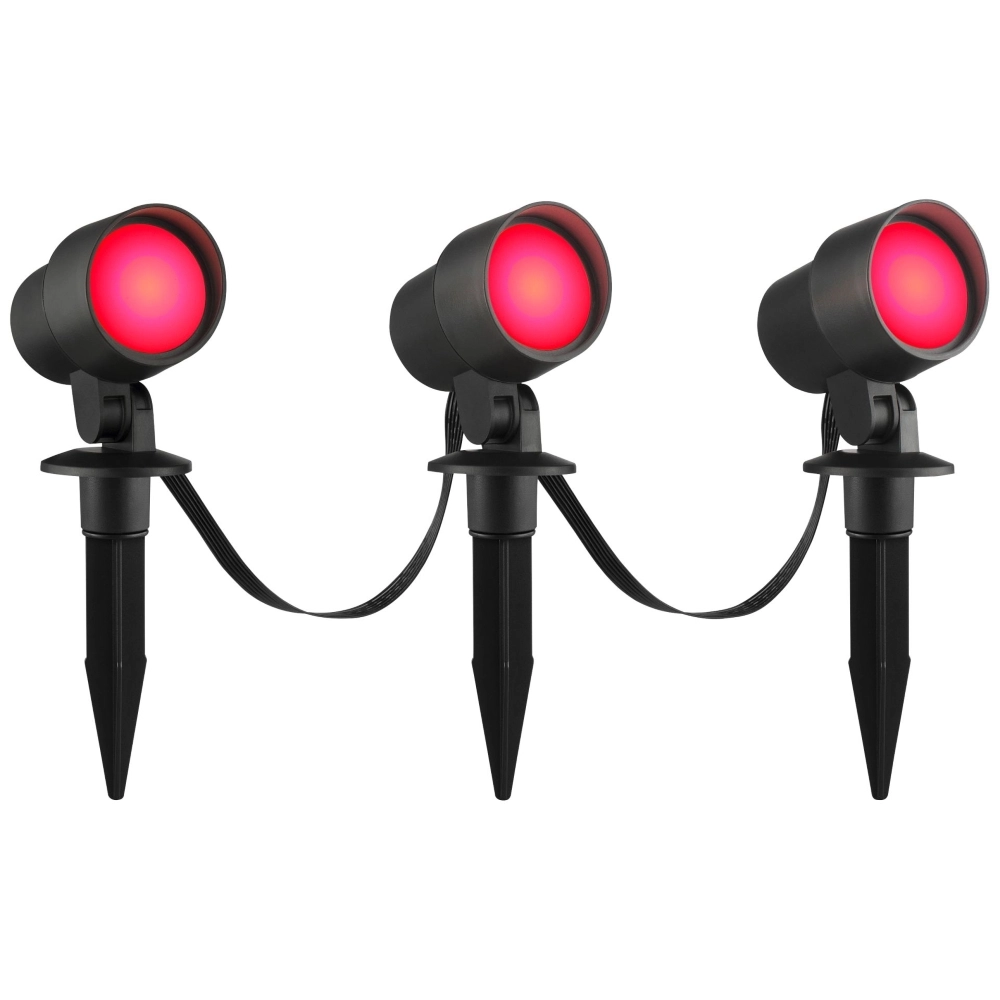 Smart spike light set Kamara RGB - 3 pieces - 3 meter cord and plug Brilliant 4004353453717