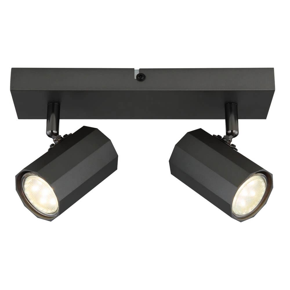 Grey ceiling lamp James double Globo 9007371459834