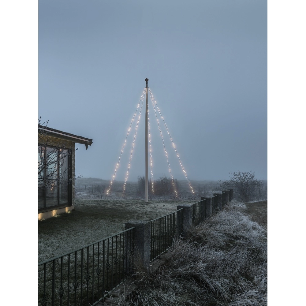 Lighting 8m - 5x 100 led - 2700K for flagpole KonstSmide 7318307811377