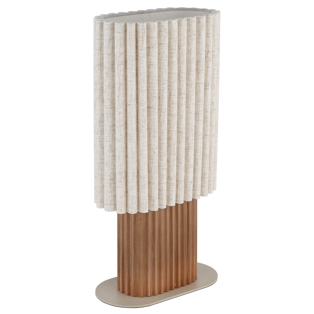 Unique table lamp Jannie brown oval Globo 9007371589906