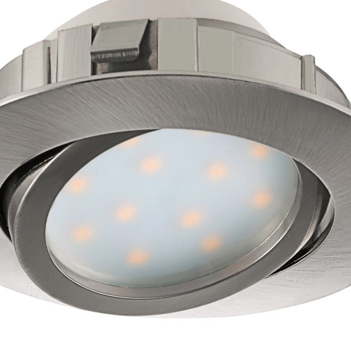 LED ceiling spot Pineda Round 6w - 3000K - 8.4cm nickel Eglo 9002759958565