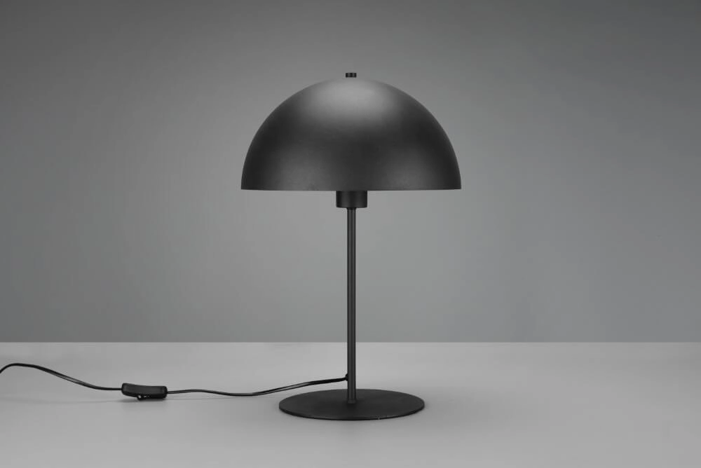 Black table lamp Nola design Trio 4017807560848