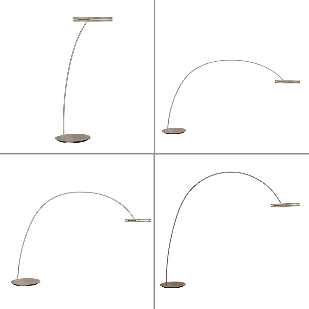 Sleek arc lamp Pure Loop-Bow Adjustable - Bronce Paul Neuhaus 4012248397169