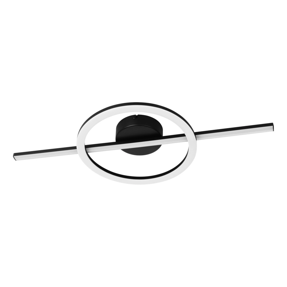 Design ceiling lamp Agostino black round