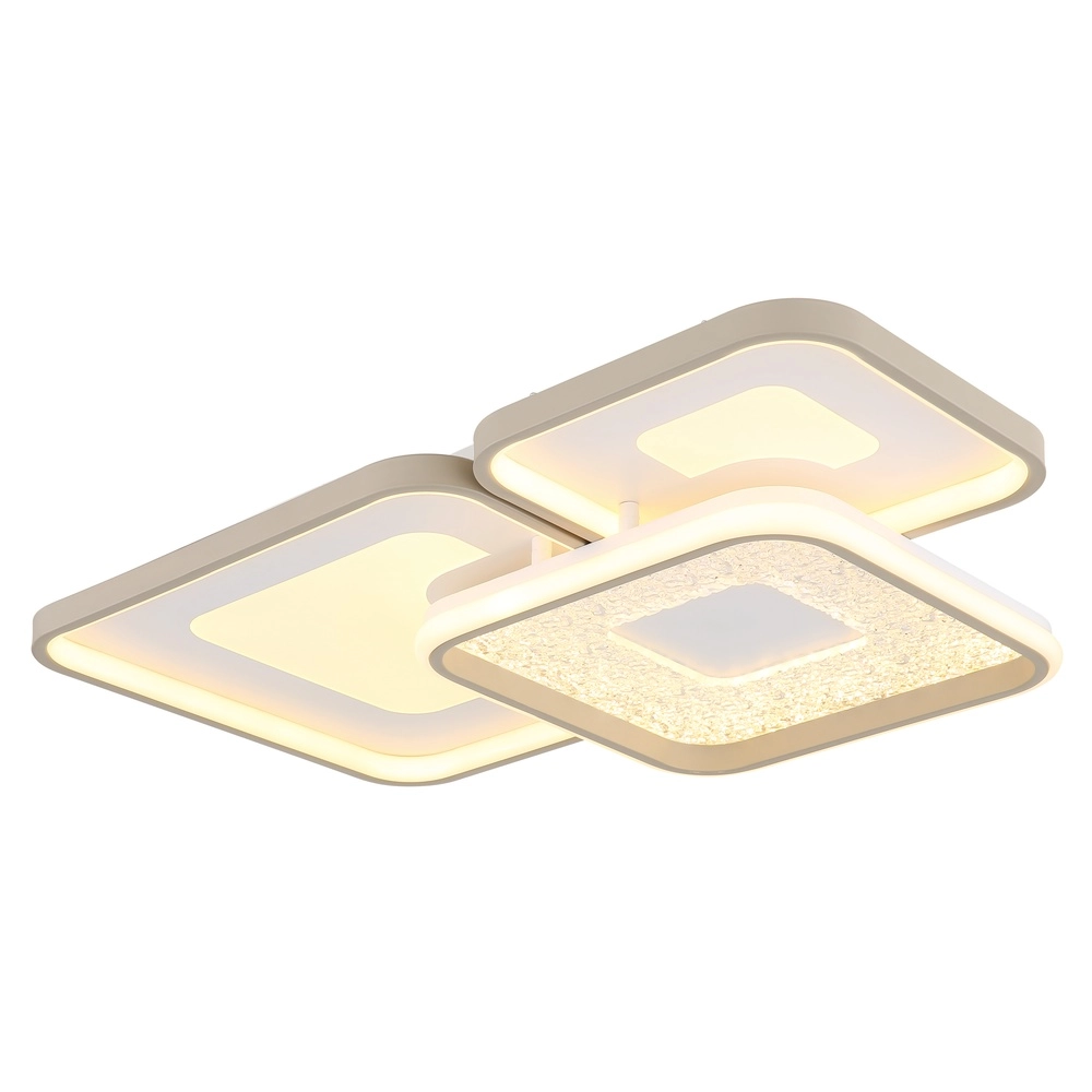 Modern ceiling lamp Mosaiko 64cm sand brown Globo 9007371575763