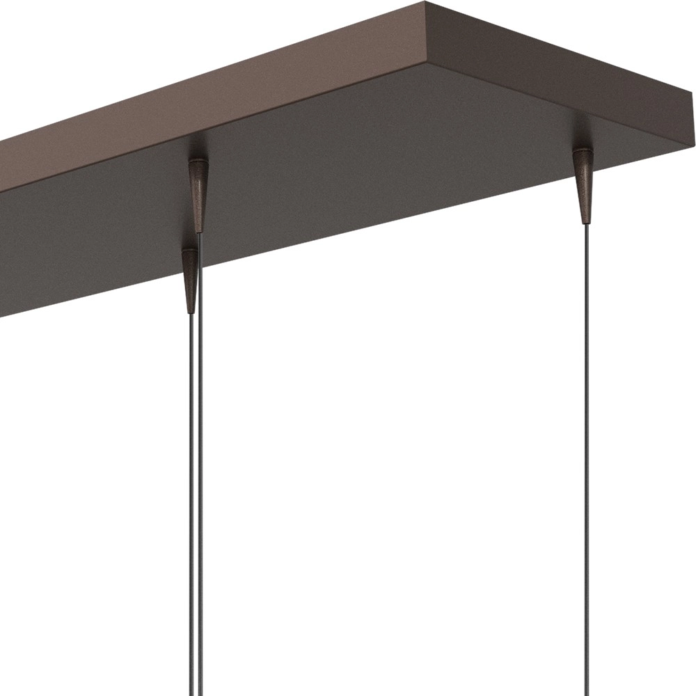 8-light pendant lamp Talana 130cm cocoa brown Ø 6cm DTW Masterlight 8718121389196