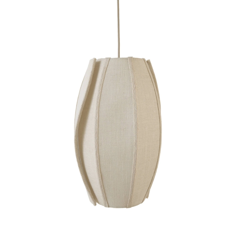 Pendant lamp Melamba sand brown Ø 31cm