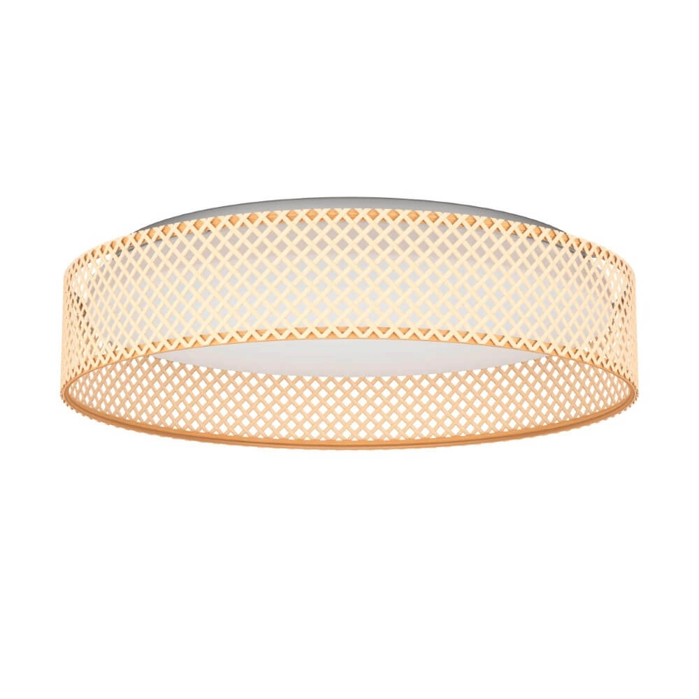 Rattan ceiling lamp Luppineria Ø 38cm