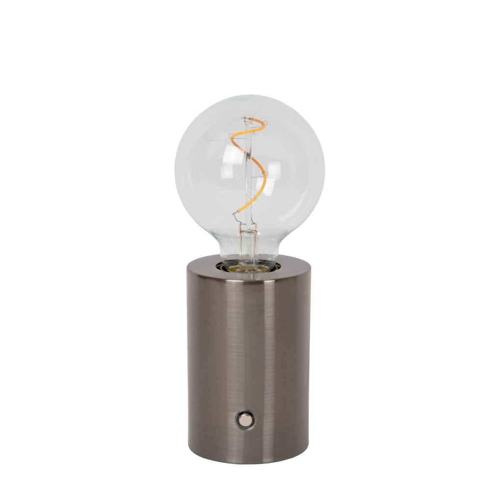 Rechargeable table lamp Vivo matt chrome