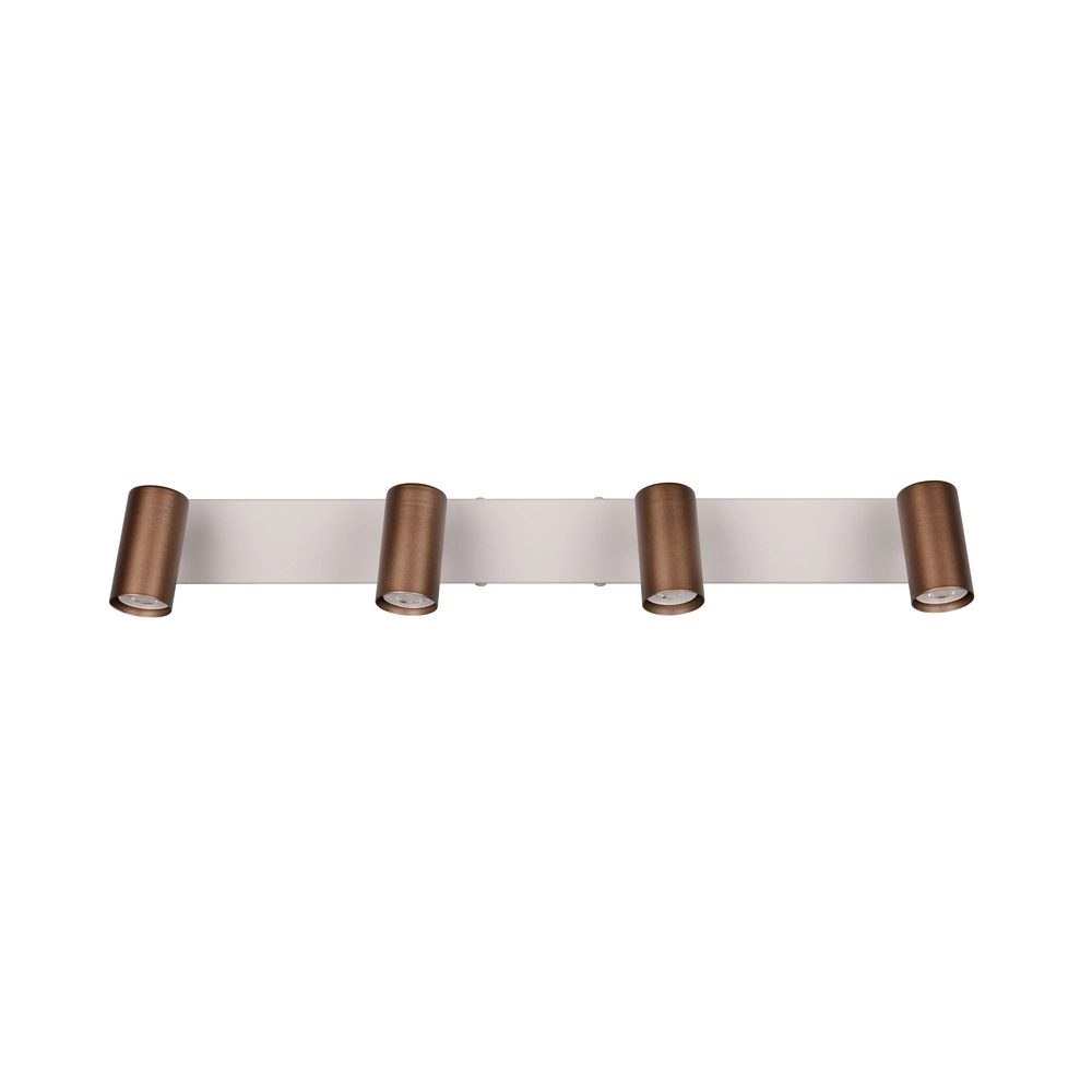Surface-mounted spot Taryn 4-light mocha brown Trio 4017807685657