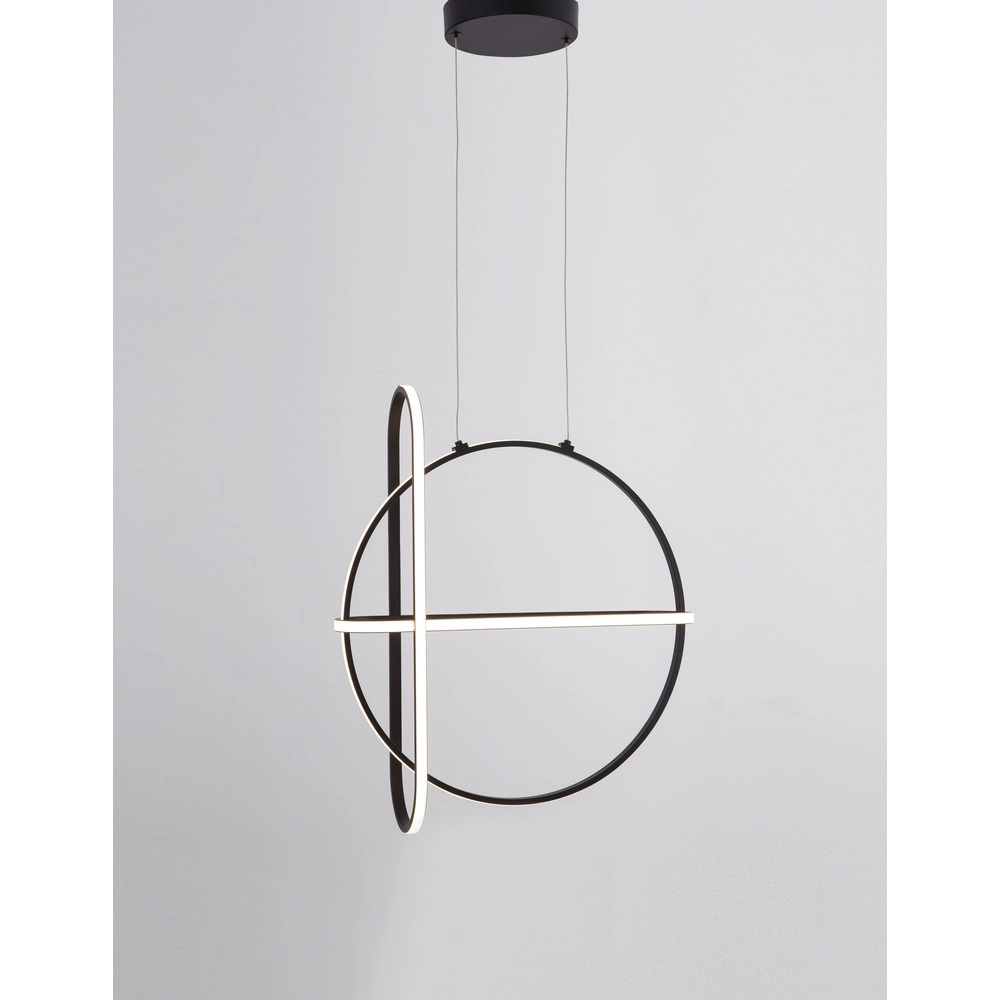 Design pendant lamp Arte black round Lyora 5212017426048