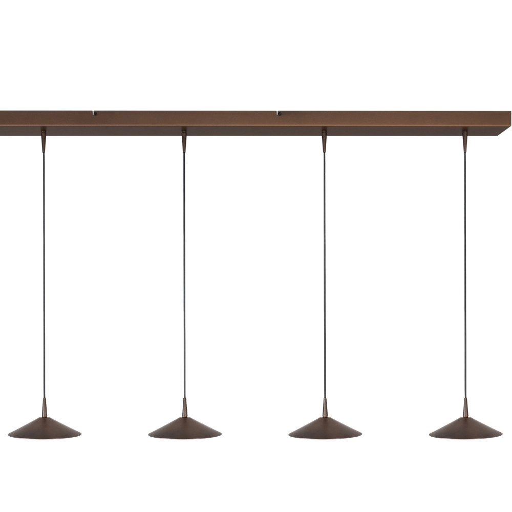 5-light pendant lamp Ceppo cocoa brown Ø 18cm Masterlight 8718121352022