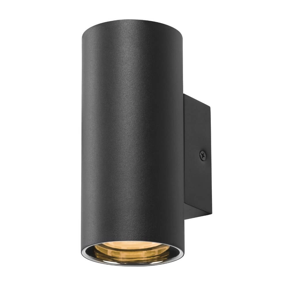 Black wall spotlight Asto Tube down - 1x GU10 SLV 4024163265997