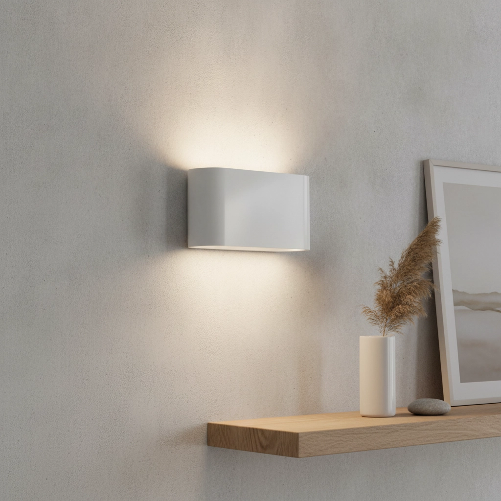 Unique wall lamp Lille white
