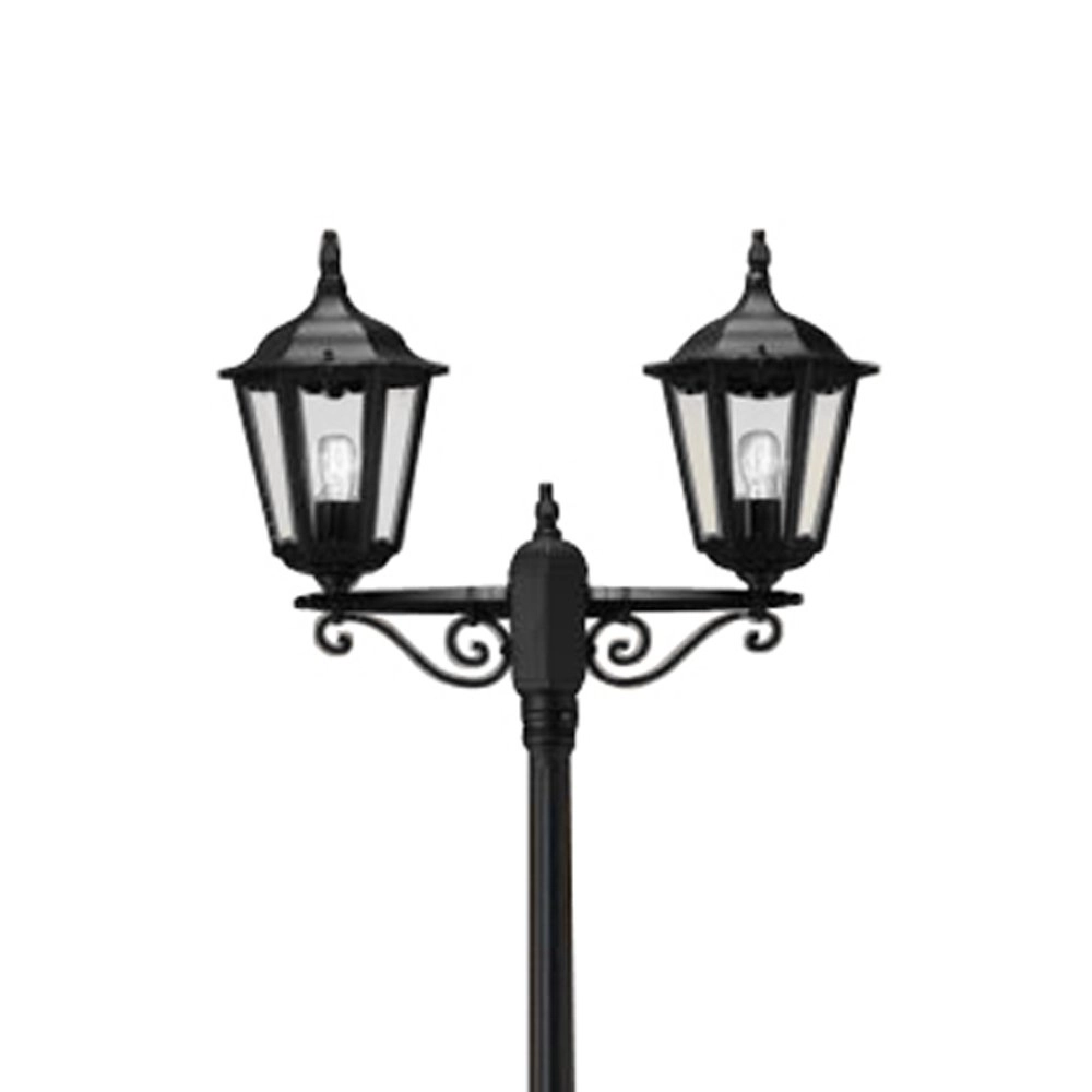 Classic outdoor lantern Firenze 2-light black KonstSmide 7318307234756