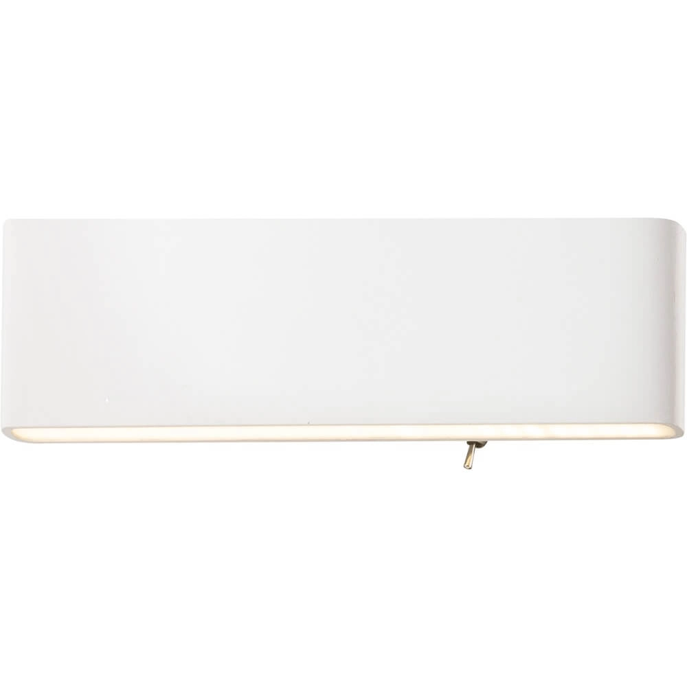 Design wall lamp Siegfried M white with switch Globo 9007371359455