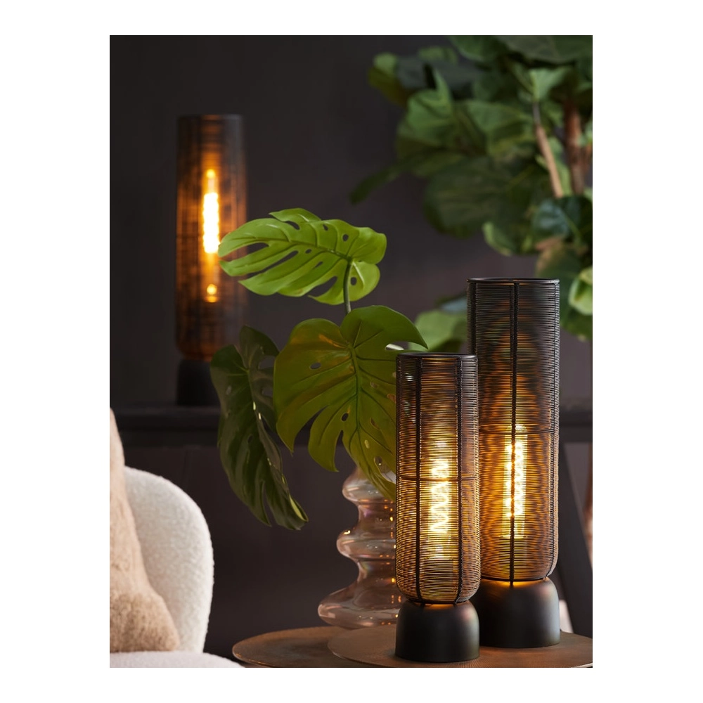 Table lamp Lezuza Ø 11cm black Light & Living 8717807659875
