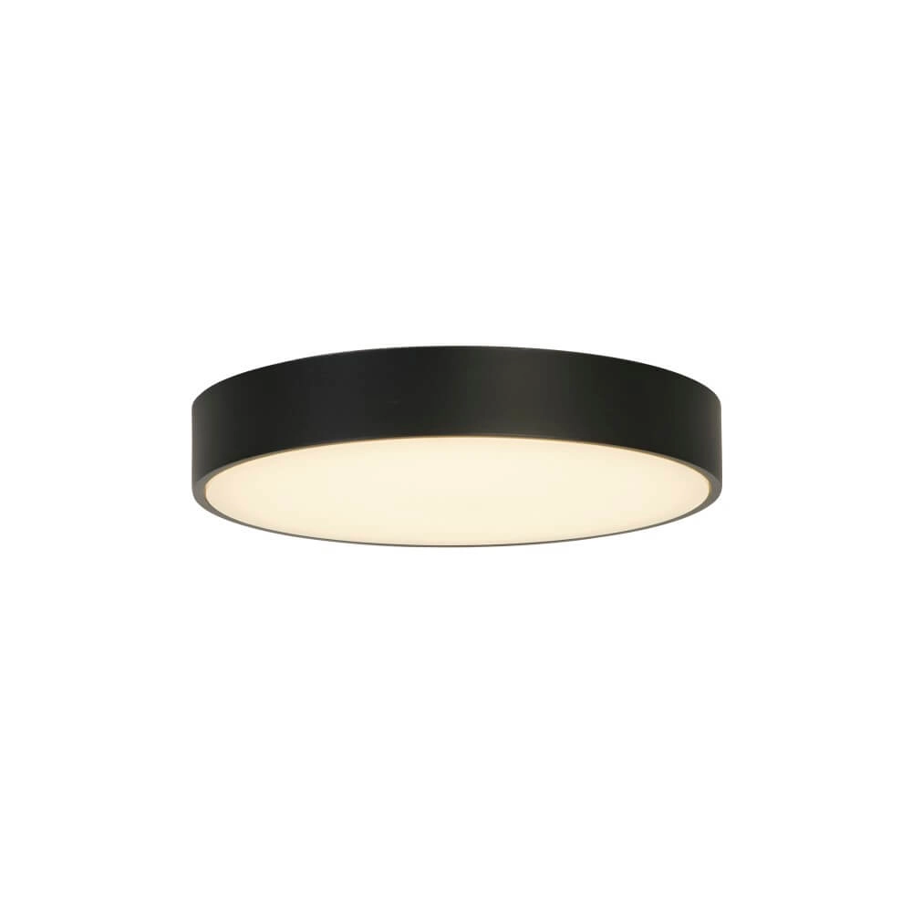 Ceiling lamp Palma Black with white window