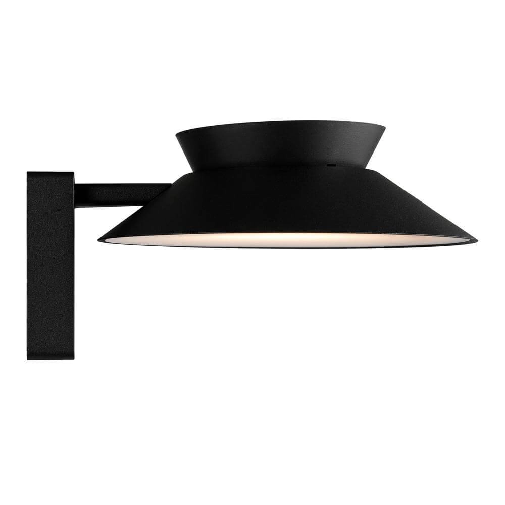 Solar wall lamp Justina black Nordlux 5704924017544