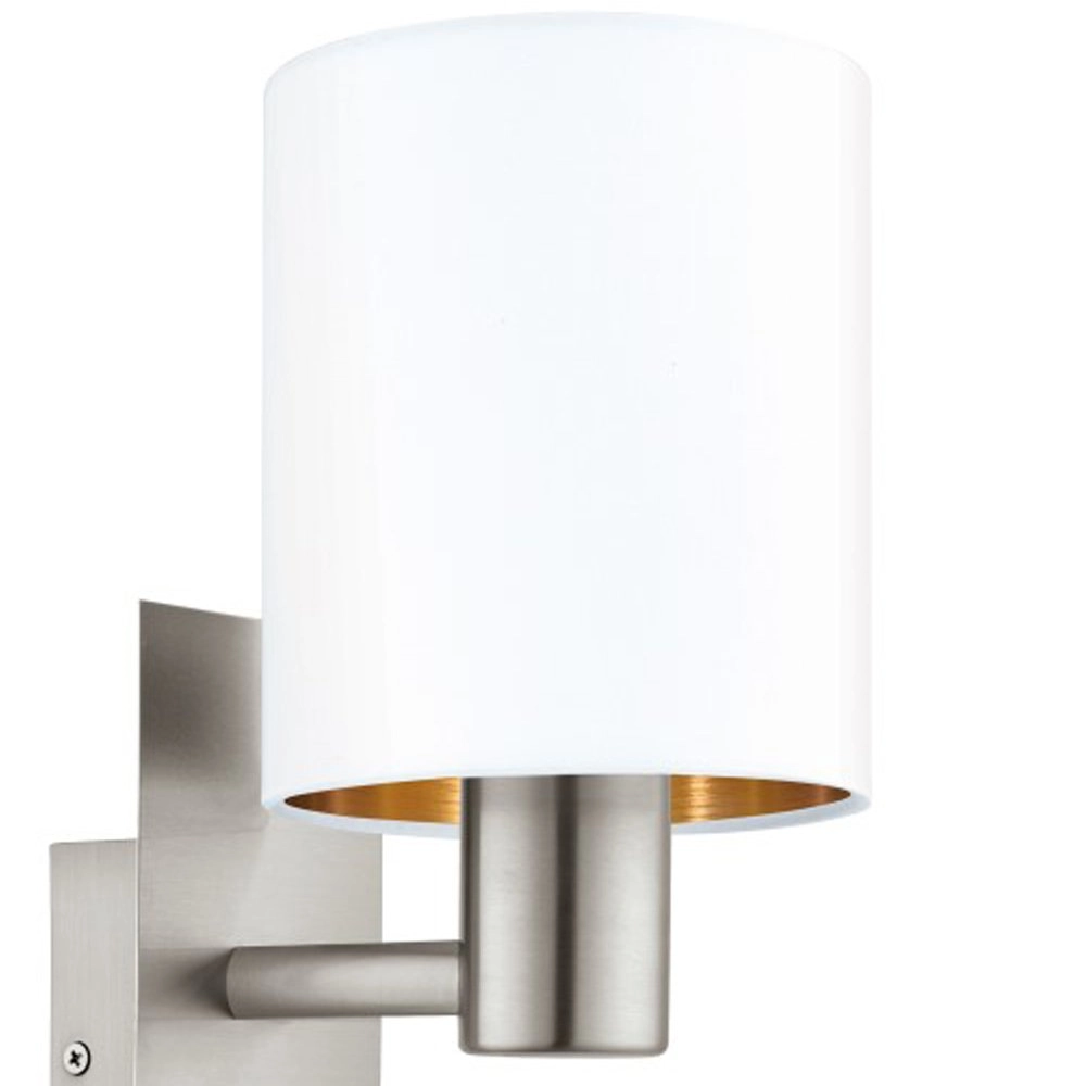 Wall lamp Pasteri white shade with reading light Eglo 9002759964849