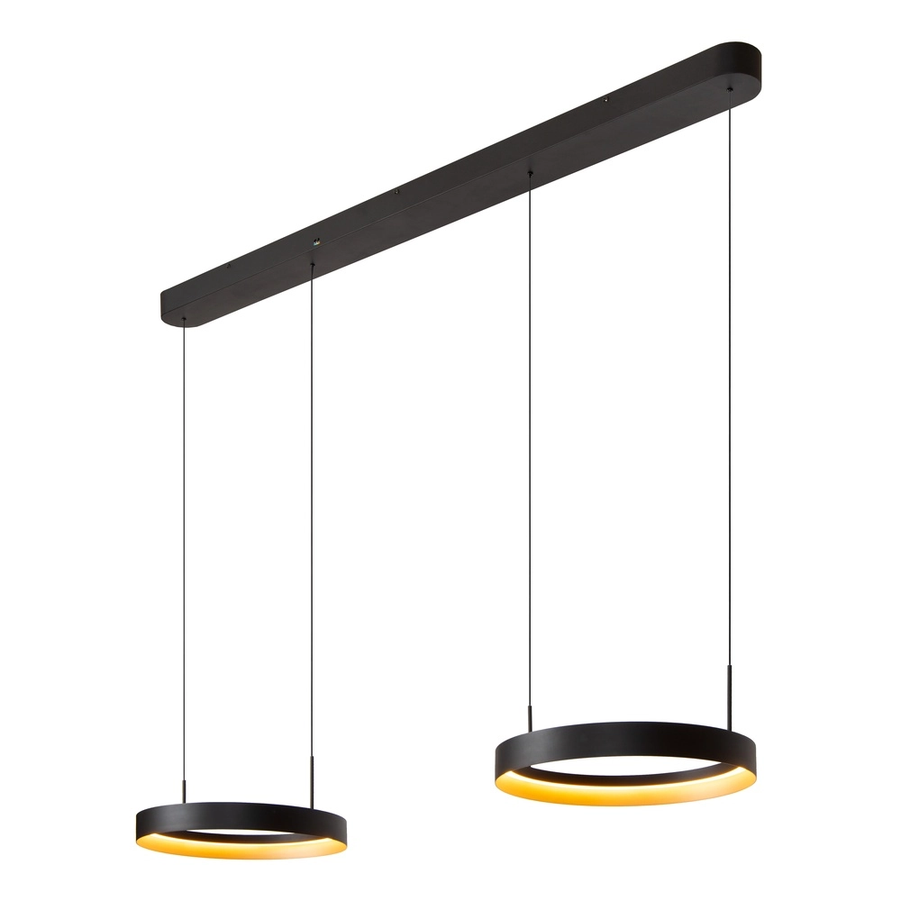Double pendant lamp Radiant Black Lucide Vibes 5411212461148