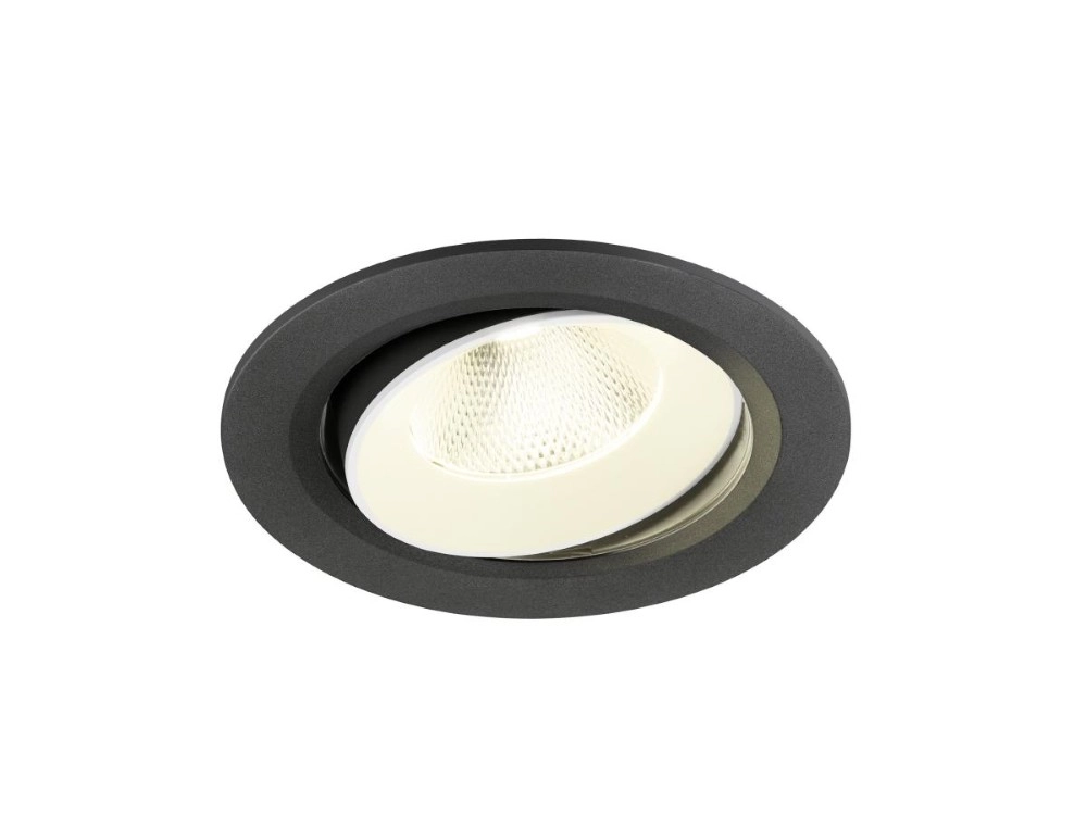 Recessed spotlight Numinos Move L black/white 4000K - 20deg SLV 4024163309073